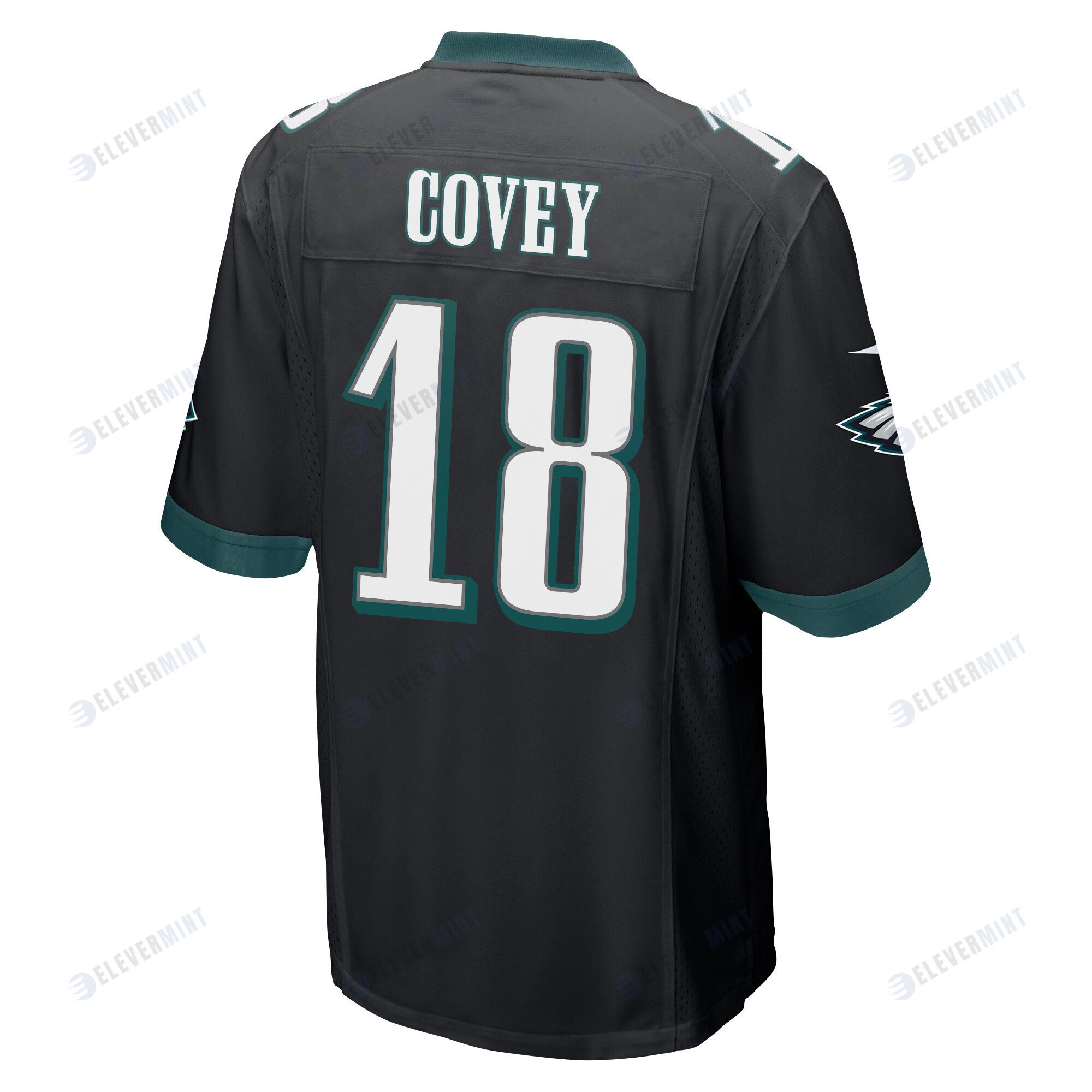 Britain Covey 18 Philadelphia Eagles Super Bowl LVII Champions Men Game Jersey - Black