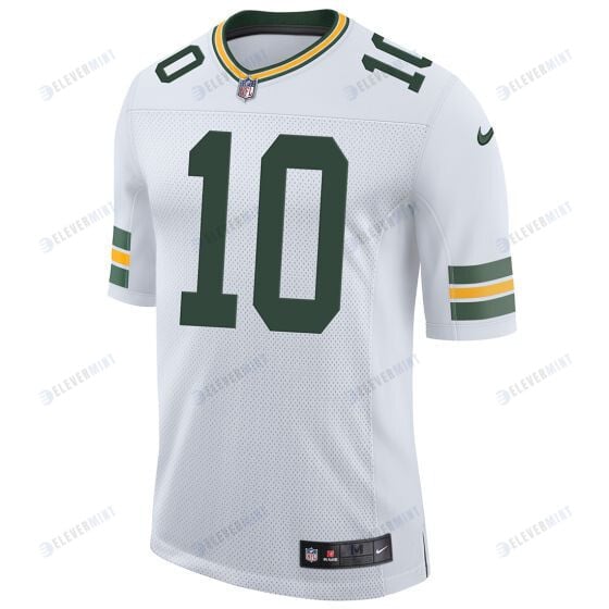 Jordan Love 10 Green Bay Packers Men Away Limited Jersey - White