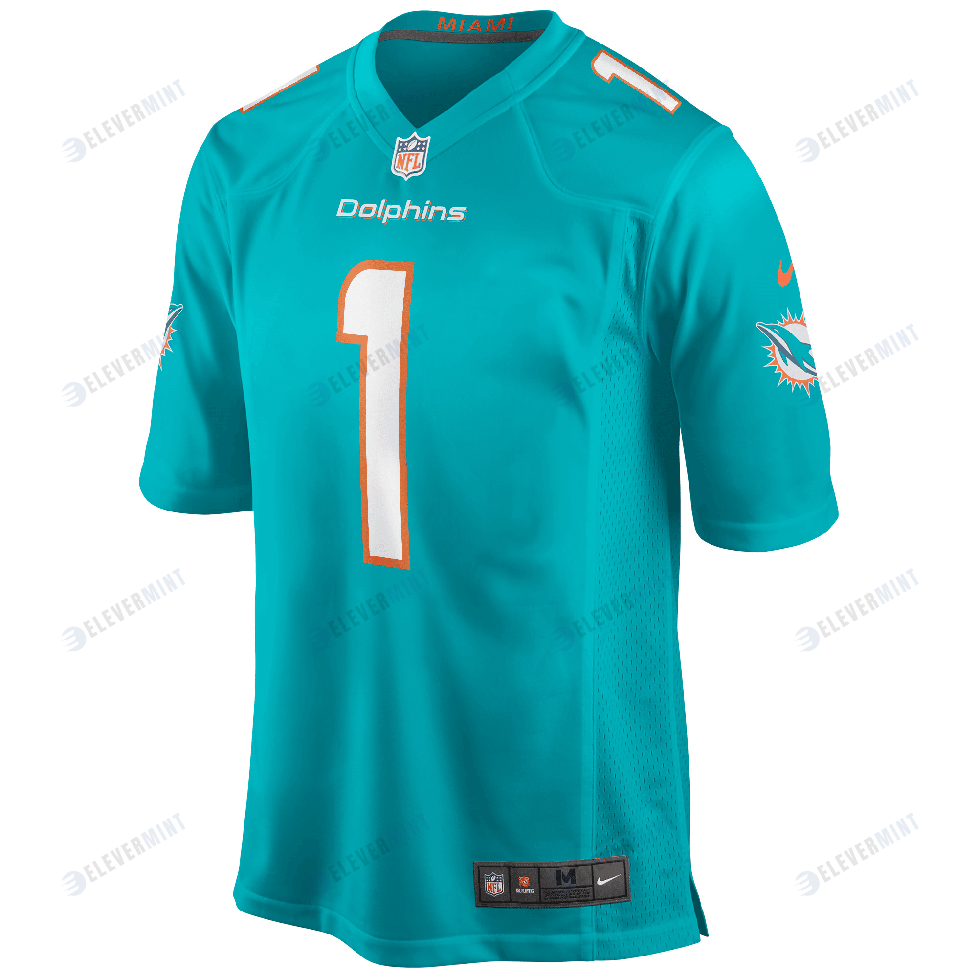Tua Tagovailoa Miami Dolphins Game Jersey - Aqua Jersey