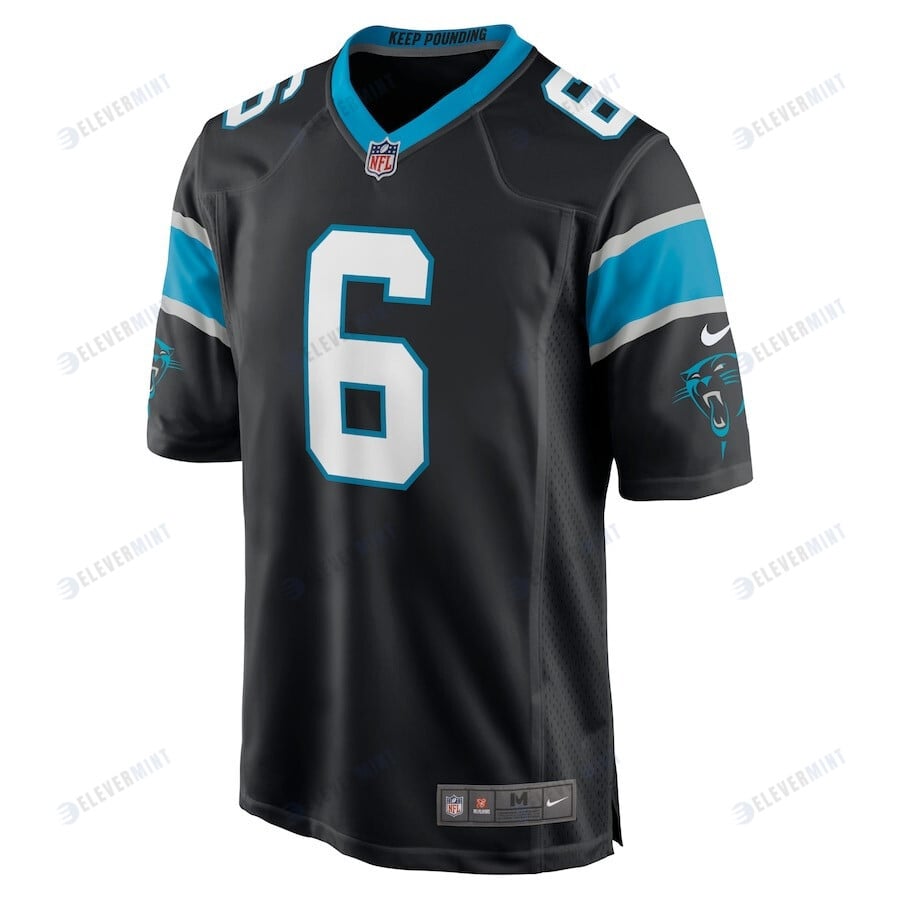Baker Mayfield 6 Carolina Panthers Youth Player Game Jersey - Black