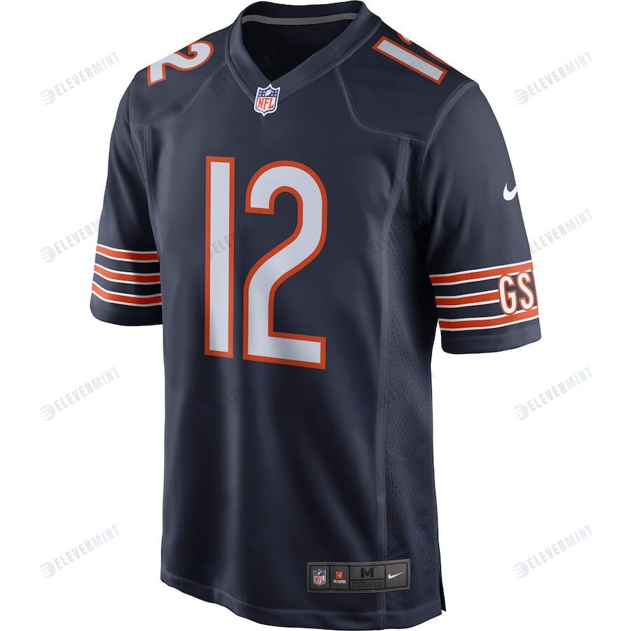 Allen Robinson 12 Chicago Bears Men Game Jersey - Navy