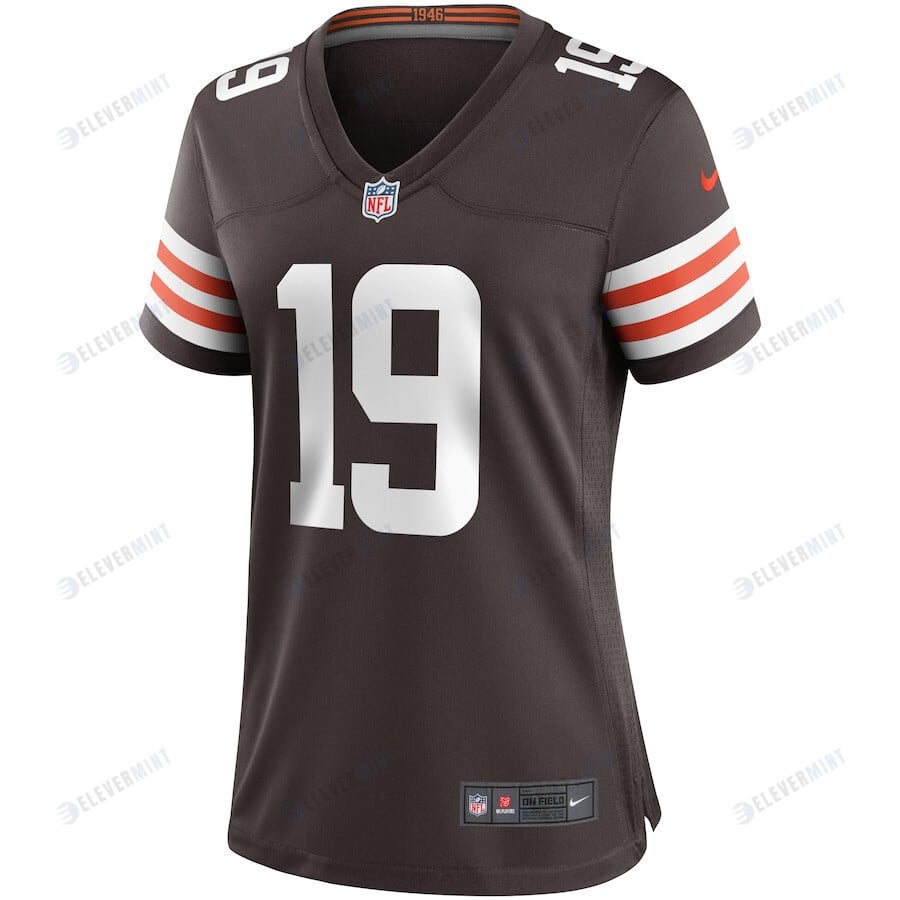 Bernie Kosar 19 Cleveland Browns Women Game Retired Jersey - Brown