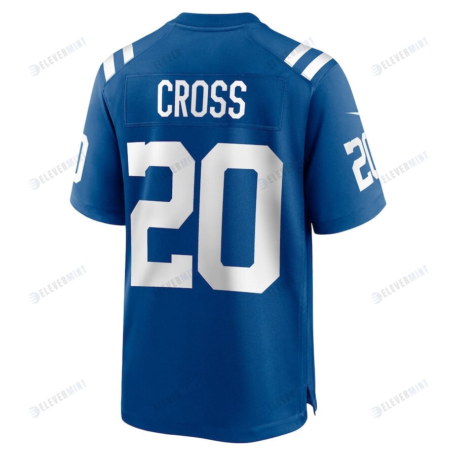 Nick Cross 20 Indianapolis Colts Men Game Jersey - Royal