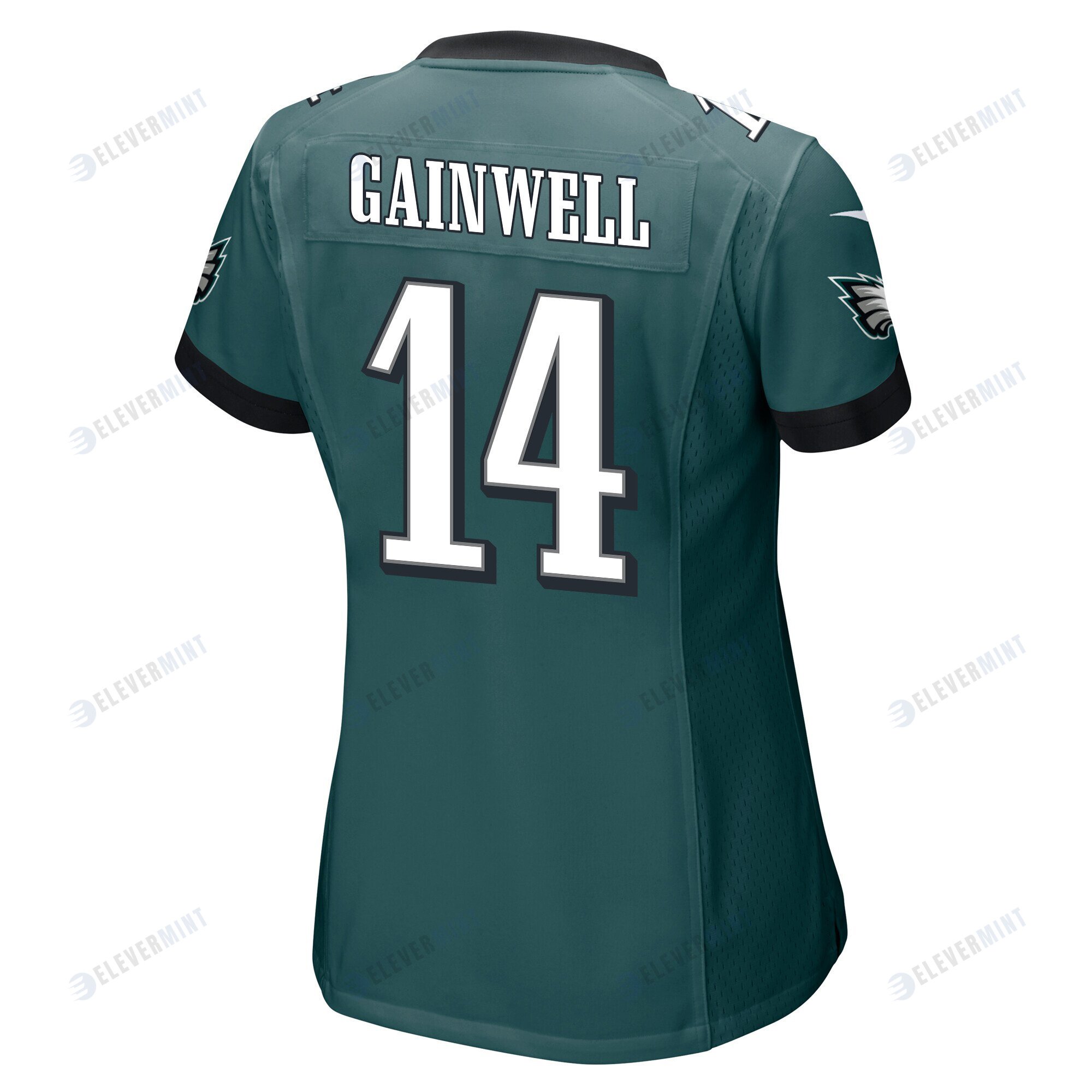 Kenneth Gainwell 14 Philadelphia Eagles Super Bowl LVII Champions 2 Stars Women Game Jersey - Midnight Green