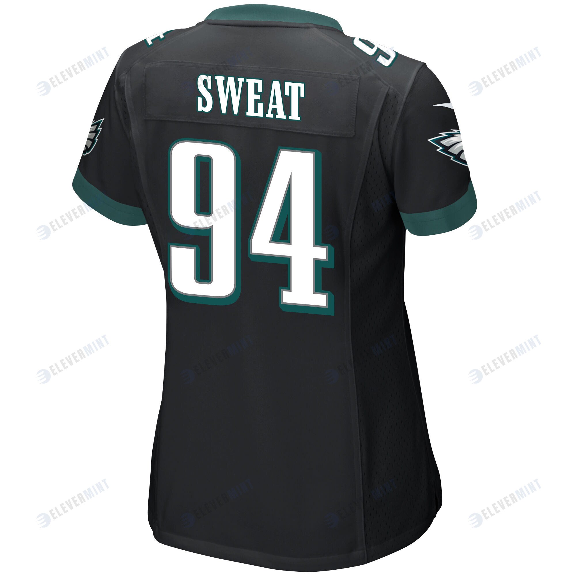 Josh Sweat 94 Philadelphia Eagles Super Bowl LVII Champions 2 Stars Women Game Jersey - Black