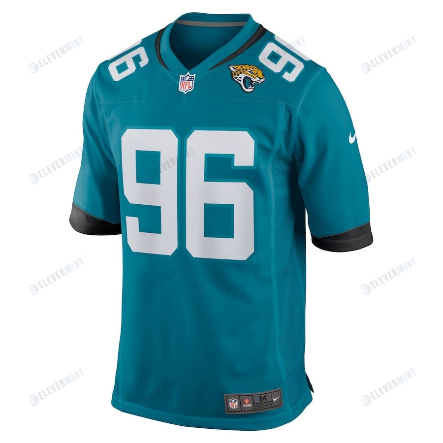 Adam Gotsis 96 Jacksonville Jaguars Men's Game Jersey - Teal