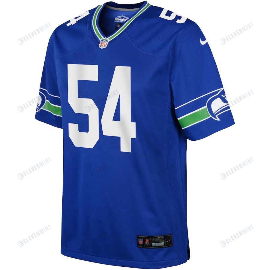 Bobby Wagner 54 Seattle Seahawks YOUTH Game Jersey - Royal