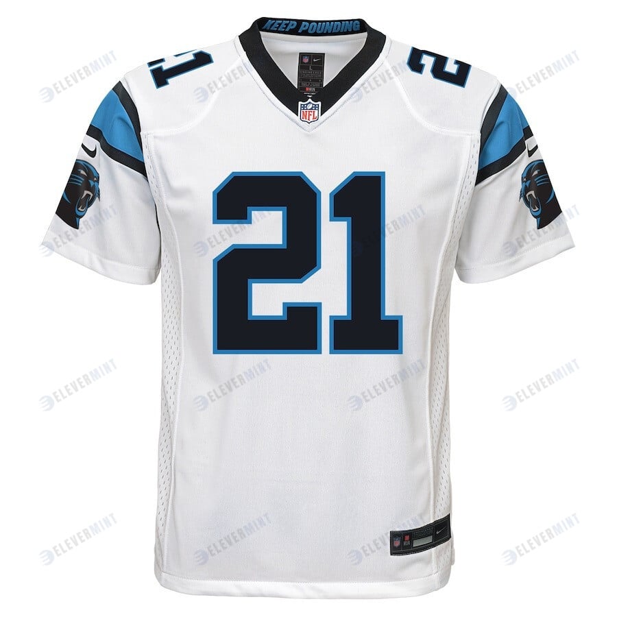 Jeremy Chinn 21 Carolina Panthers Youth Game Jersey - White