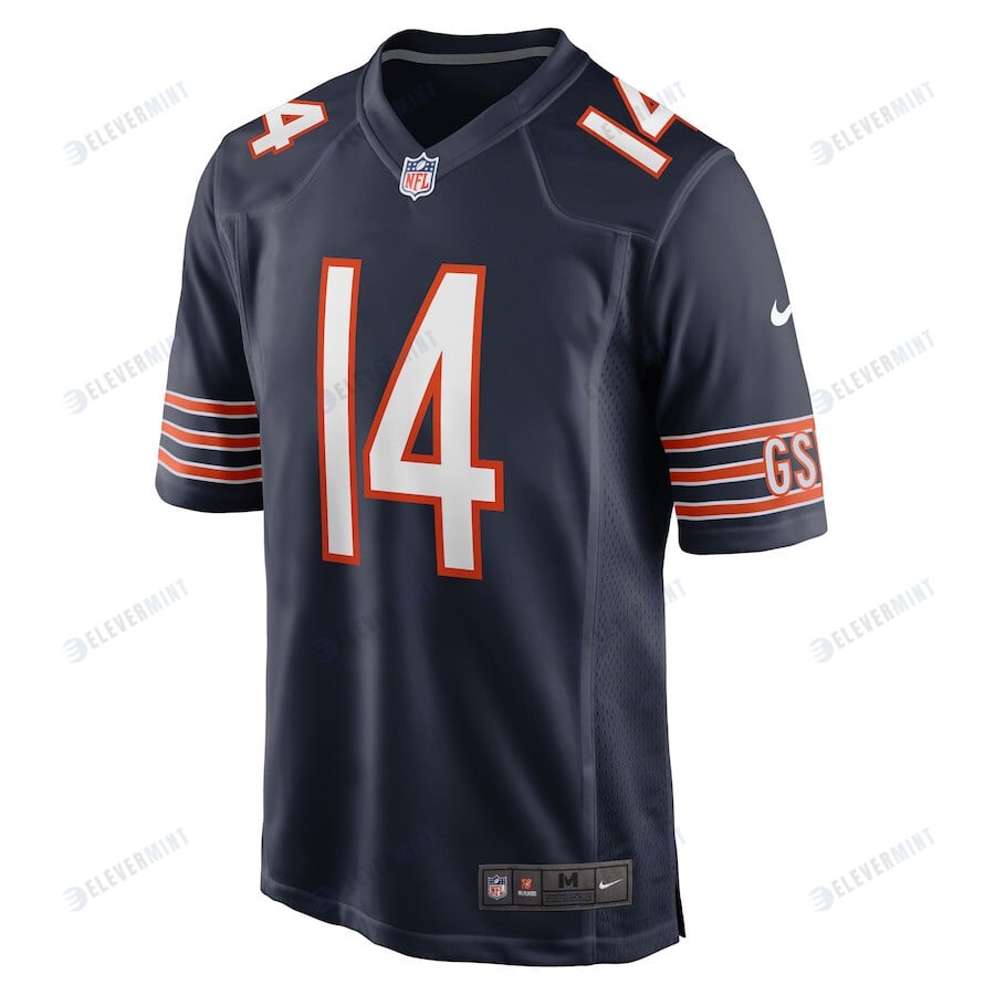 Nathan Peterman Chicago Bears Game Player Jersey - Navy