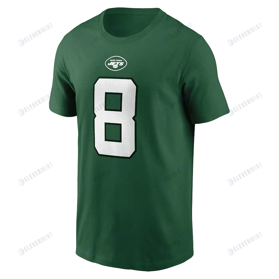 Aaron Rodgers 8 New York Jets T-Shirt - Men Green