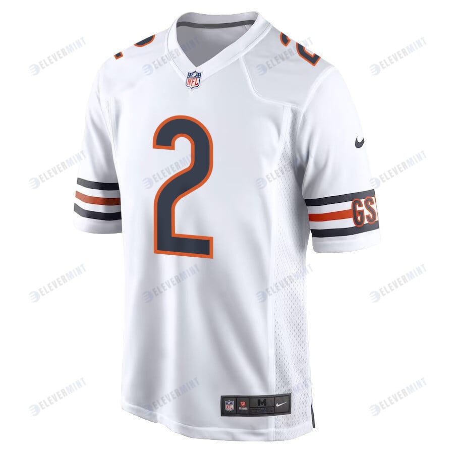 D.J. Moore 2 Chicago Bears Game Men Jersey - White