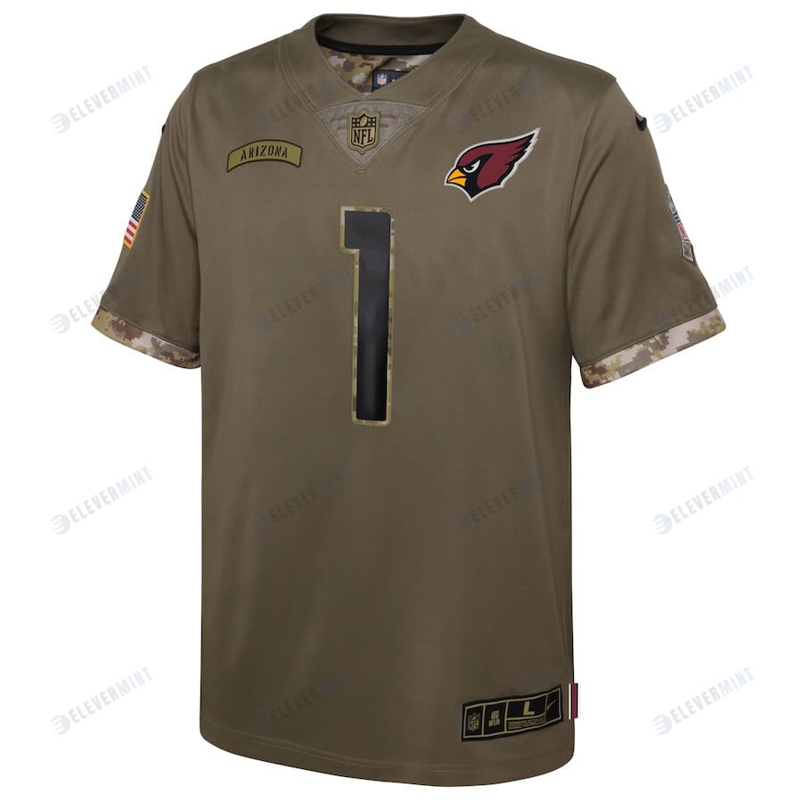 Kyler Murray Arizona Cardinals 2022 Salute To Service Player Limited Jersey - Olive