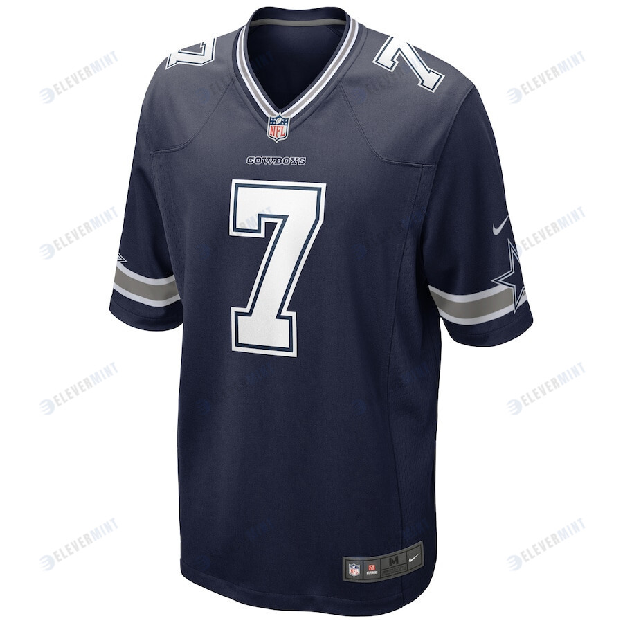 Trevon Diggs 7 Dallas Cowboys Game Jersey - Navy