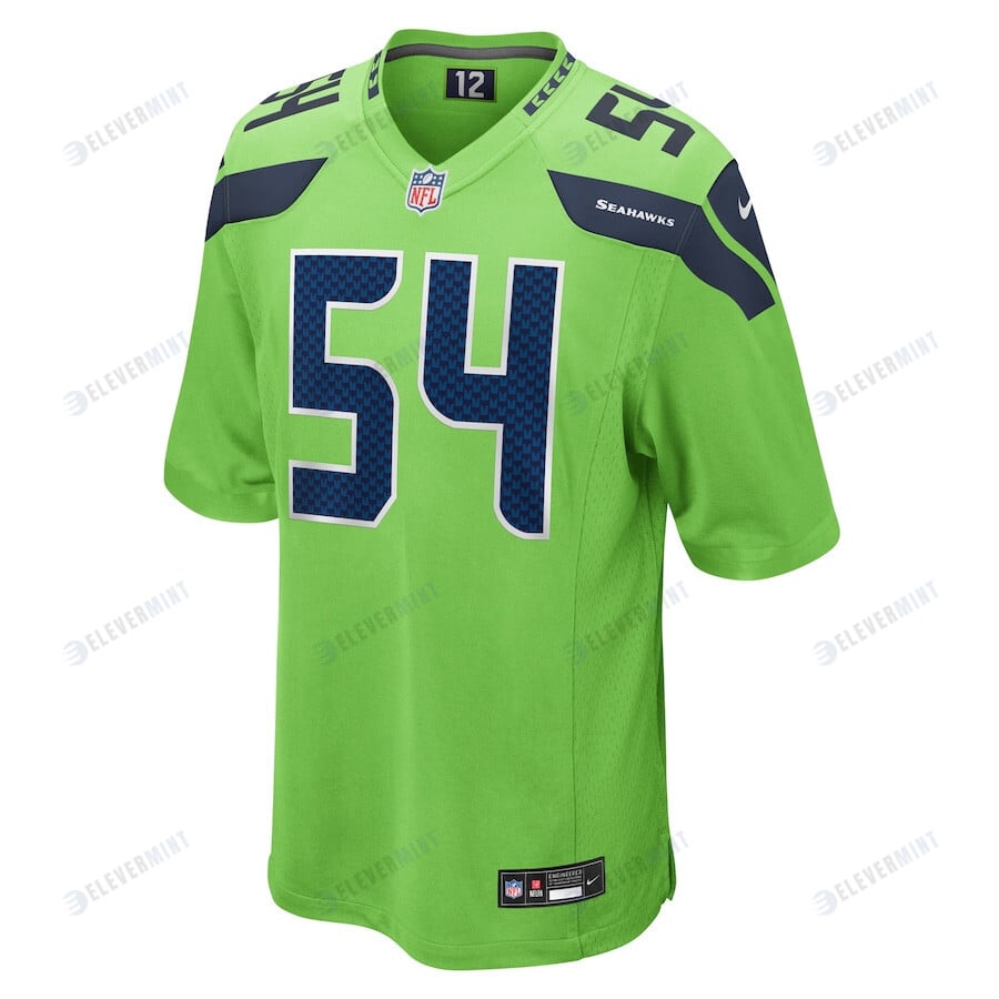 Bobby Wagner 54 Seattle Seahawks Men Game Jersey - Neon Green