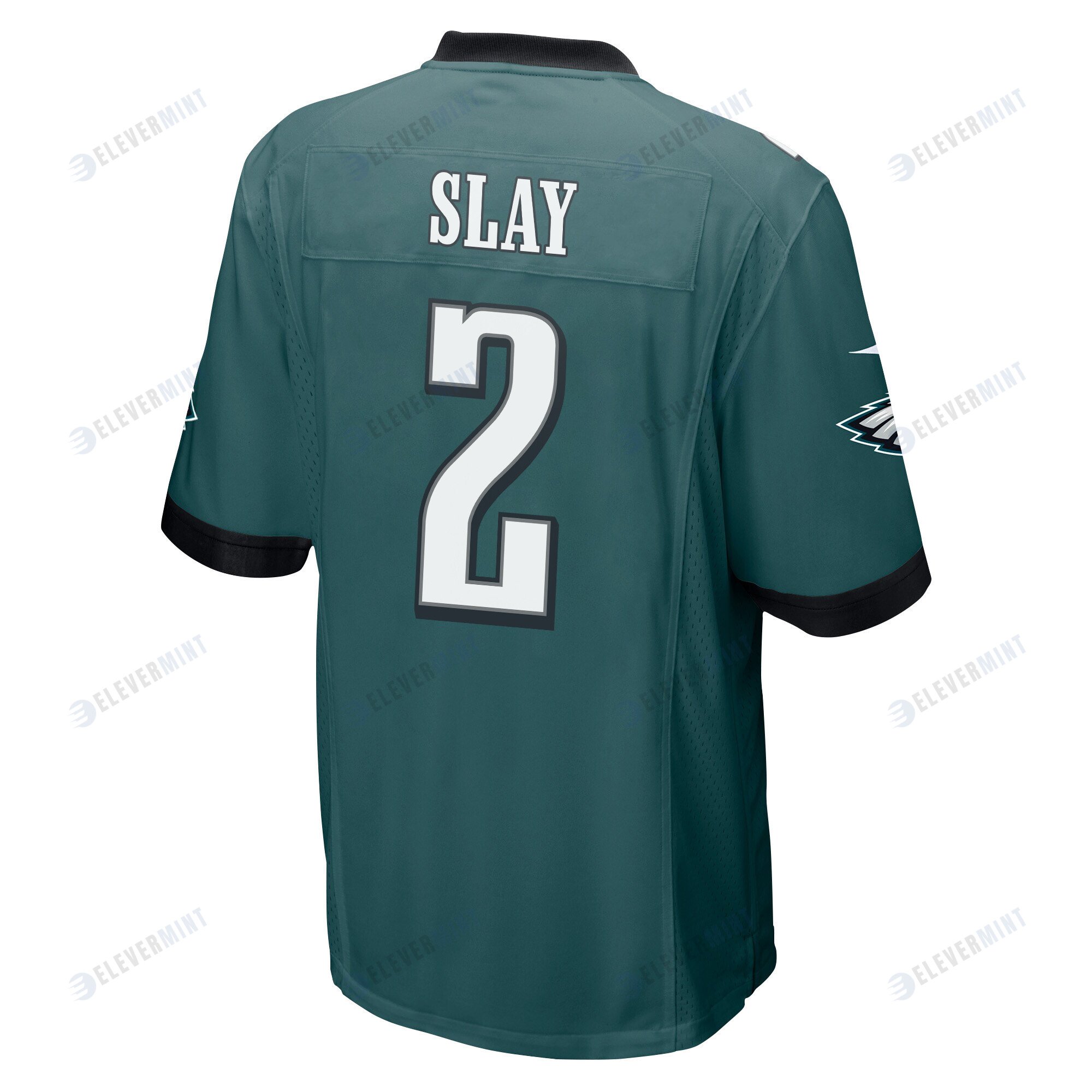 Darius Slay 2 Philadelphia Eagles Super Bowl LVII Champions 2 Stars Men Game Jersey - Midnight Green