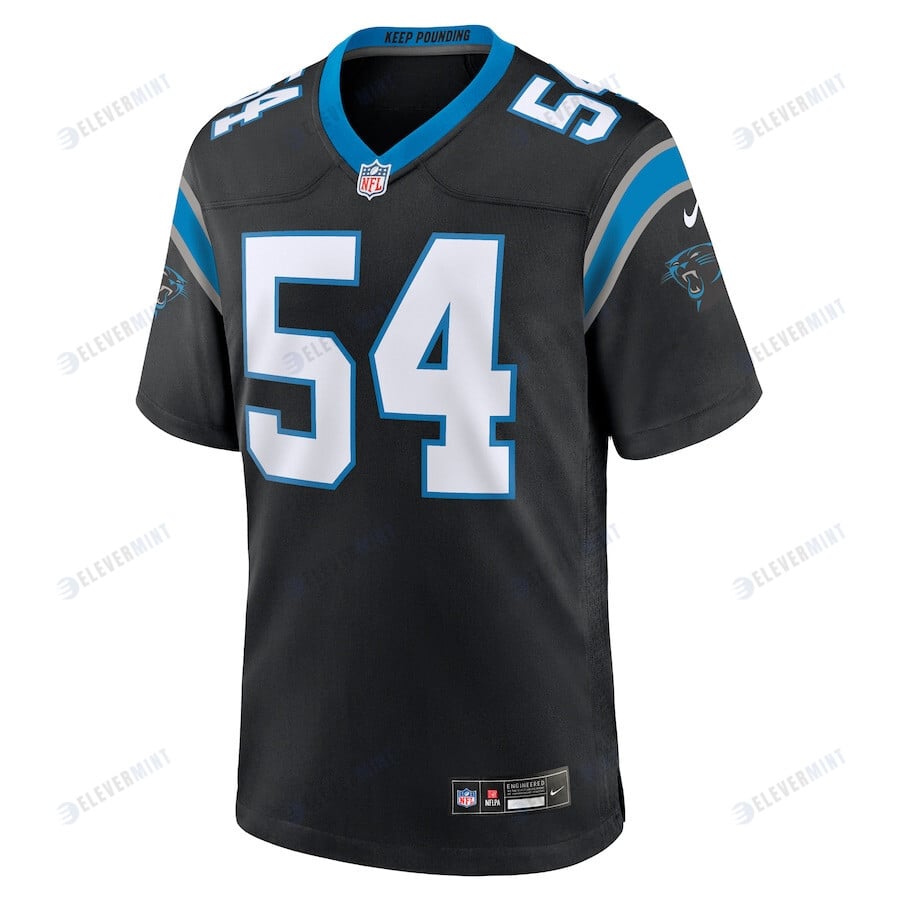 Kamu Grugier-Hill 54 Carolina Panthers Men Game Jersey - Black
