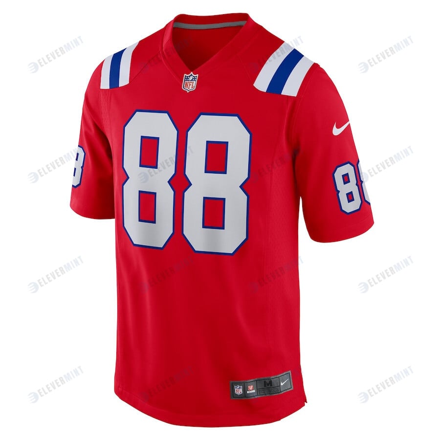 Mike Gesicki 88 New England Patriots Alternate Game Men Jersey - Red