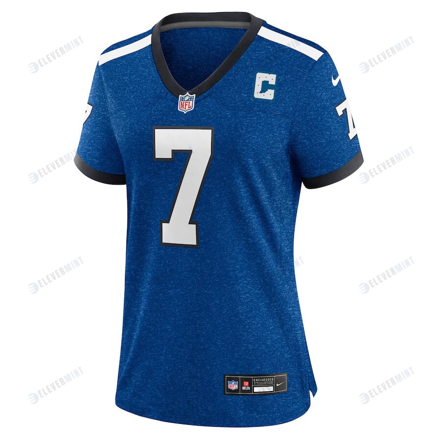 Matt Gay 7 Indianapolis Colts Indiana Nights Alternate Game Women Jersey - Royal