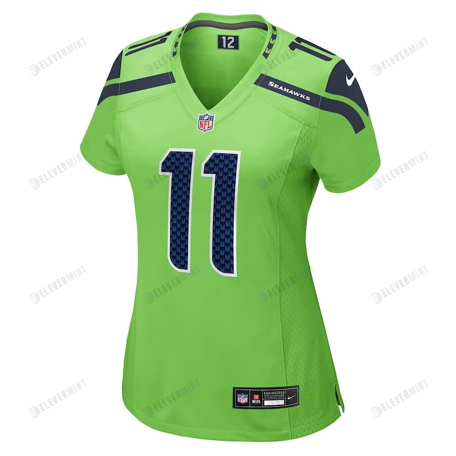 Jaxon Smith-Njigba 11 Seattle Seahawks Women Game Jersey - Neon Green