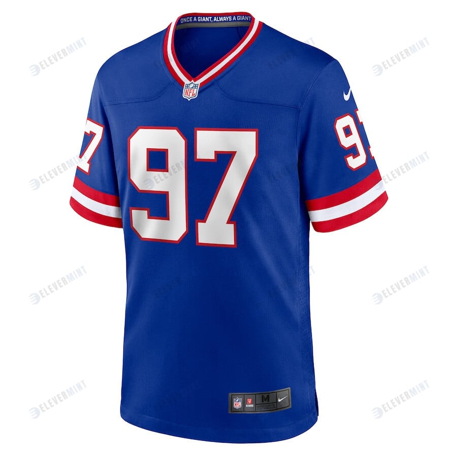 Dexter Lawrence II 97 New York Giants Men Classic Game Jersey - Royal