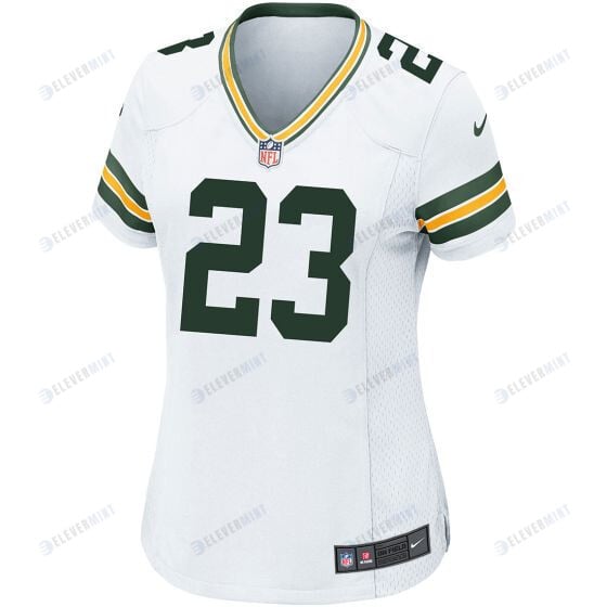 Jaire Alexander 23 Green Bay Packers Women Away Game Jersey - White