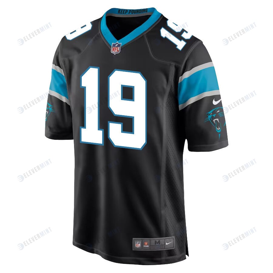 Adam Thielen 19 Carolina Panthers Men Game Jersey - Black