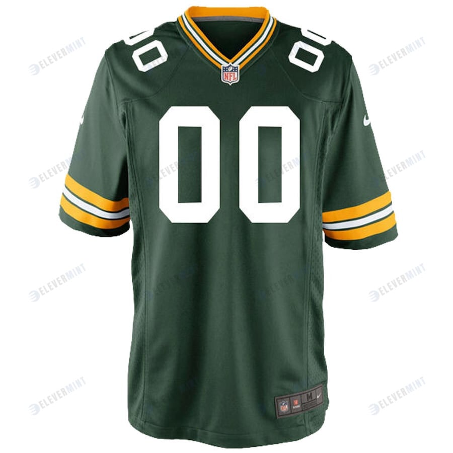 Green Bay Packers YOUTH Custom Game Jersey - Green
