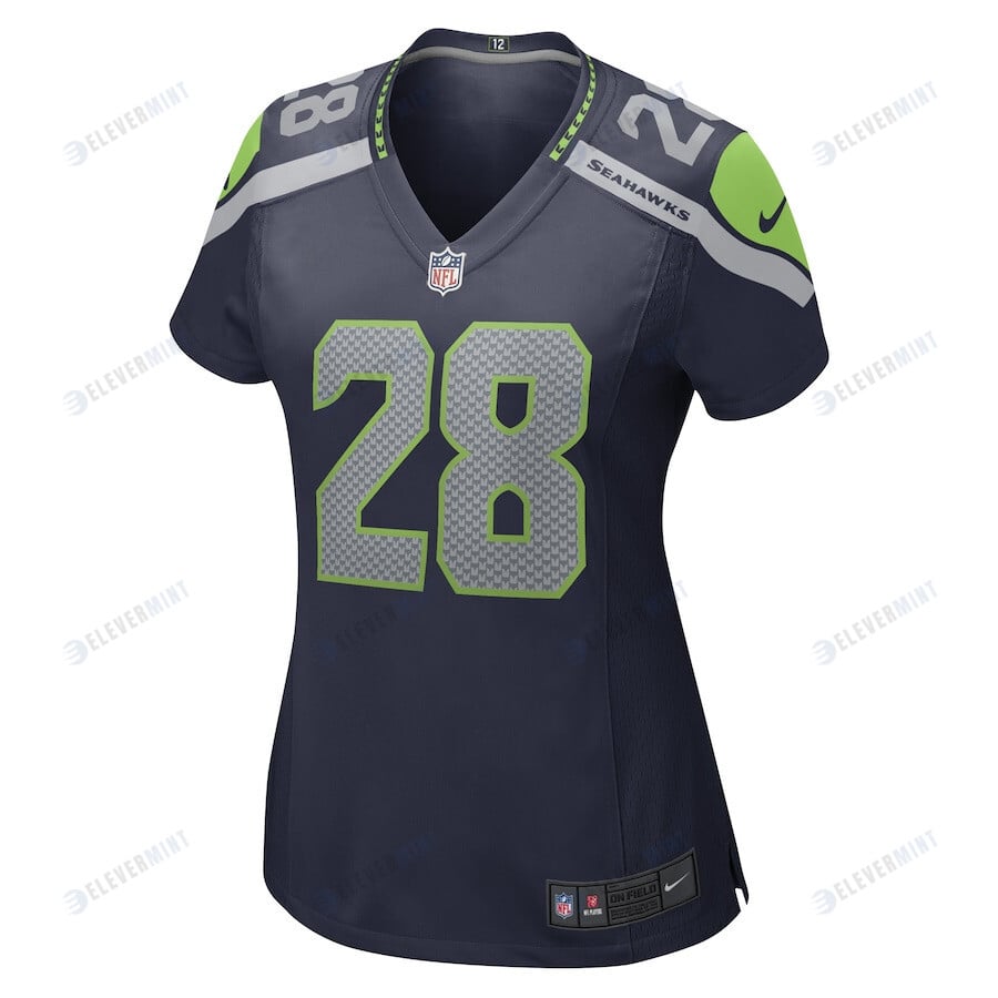 Justin Coleman Seattle Seahawks Women's Game Player Jersey - College Navy