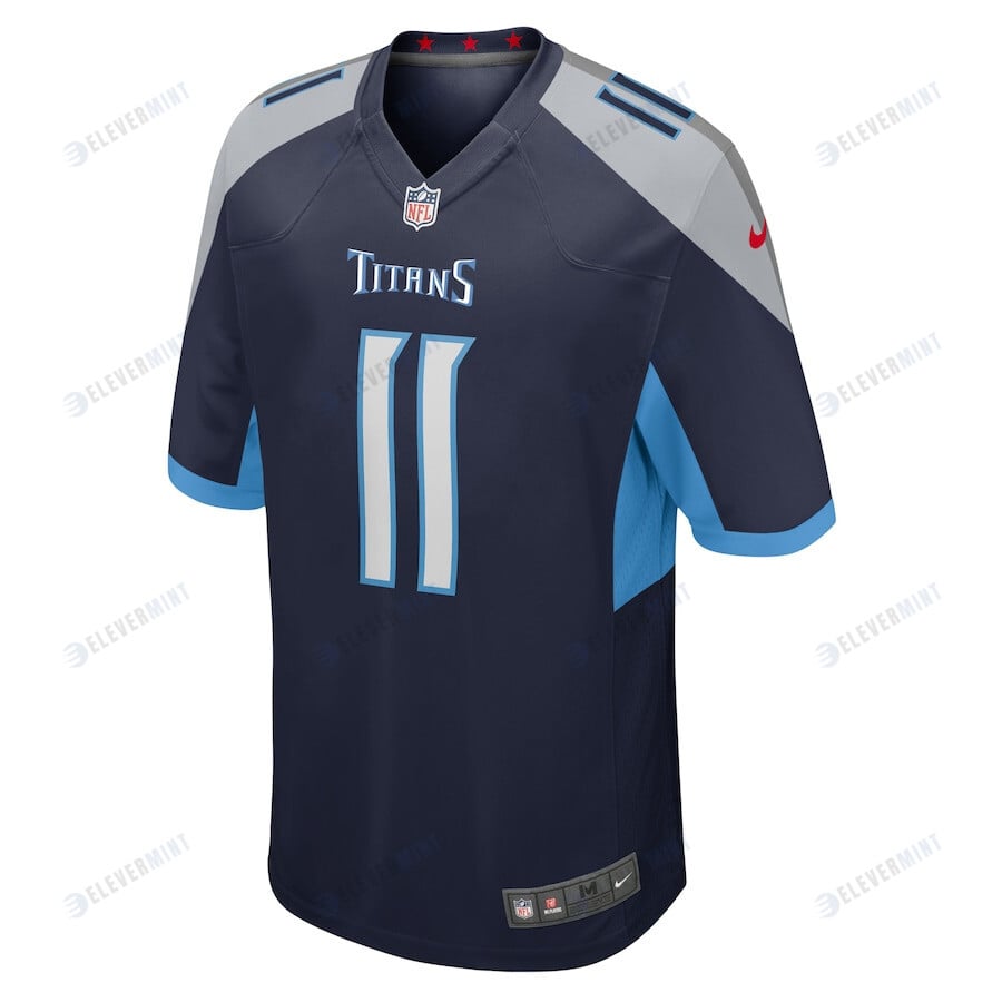 Chris Moore 11 Tennessee Titans Men Game Jersey - Navy