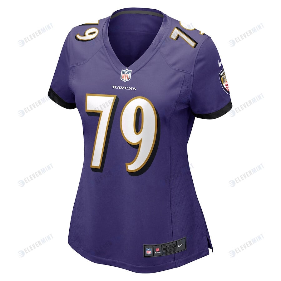 Ronnie Stanley 79 Baltimore Ravens Women's Game Jersey - Purple