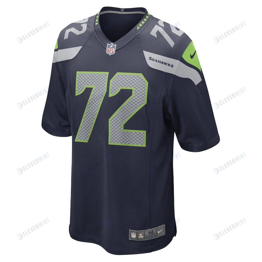 Abraham Lucas 72 Seattle Seahawks Men Game Jersey - College Navy