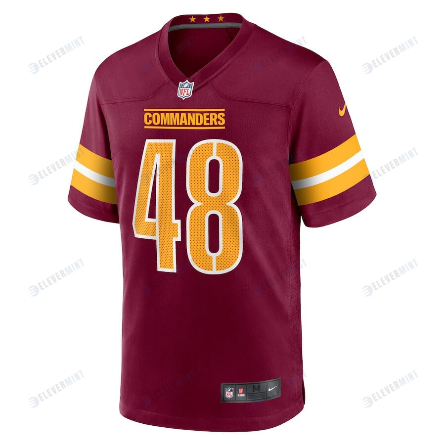 Sean Chandler 48 Washington Commanders Men Game Jersey - Burgundy
