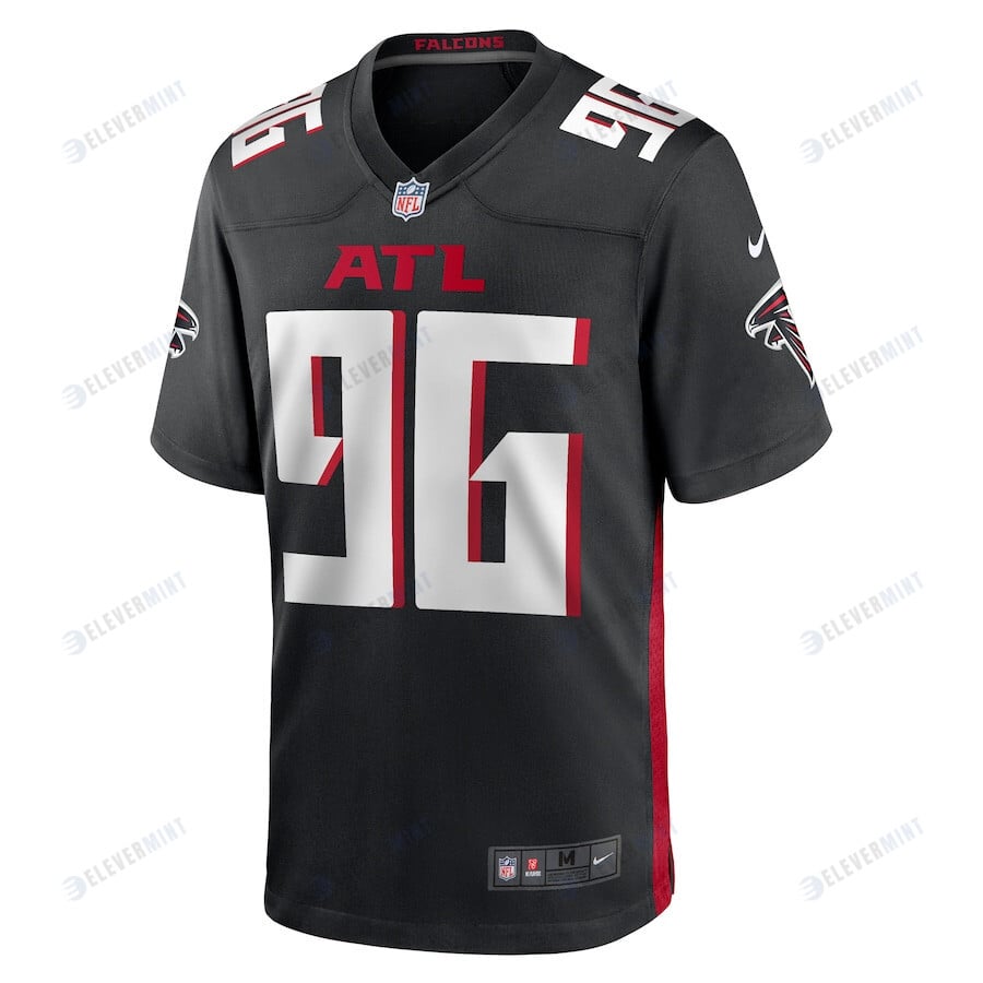 Zach Harrison 96 Atlanta Falcons Men Team Game Jersey - Black