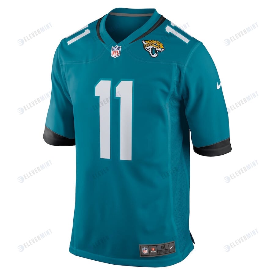 Parker Washington 11 Jacksonville Jaguars Men Team Game Jersey - Teal