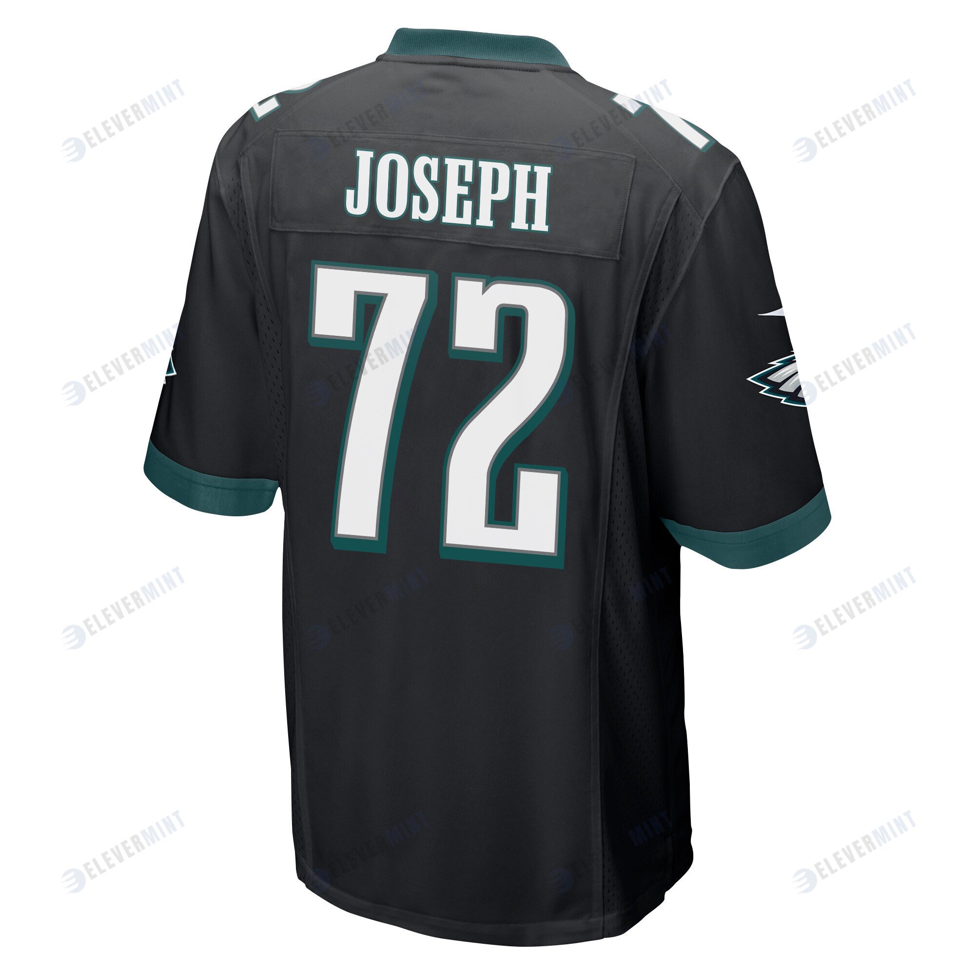 Linval Joseph 72 Philadelphia Eagles Super Bowl LVII Champions 2 Stars Men Game Jersey - Black