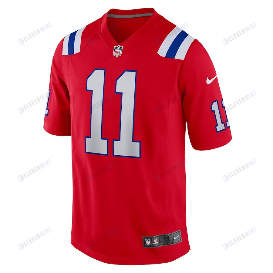 Drew Bledsoe 11 New England Patriots Men Retired Alternate Game Jersey - Red
