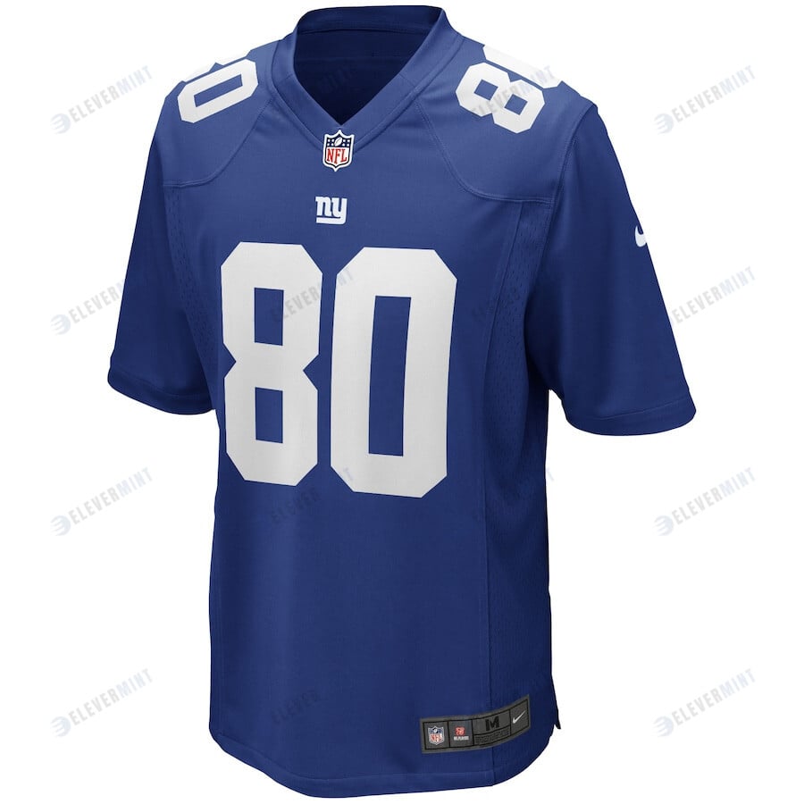 Jeremy Shockey 80 New York Giants Men Game Retired Jersey - Royal