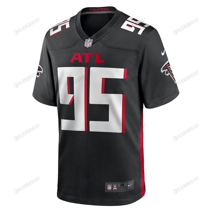 Ta'Quon Graham 95 Atlanta Falcons Men's Game Jersey - Black