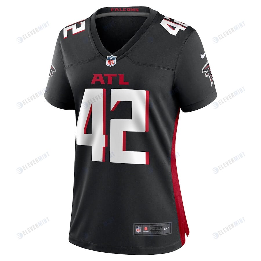 Godwin Igwebuike 42 Atlanta Falcons Women Game Jersey - Black