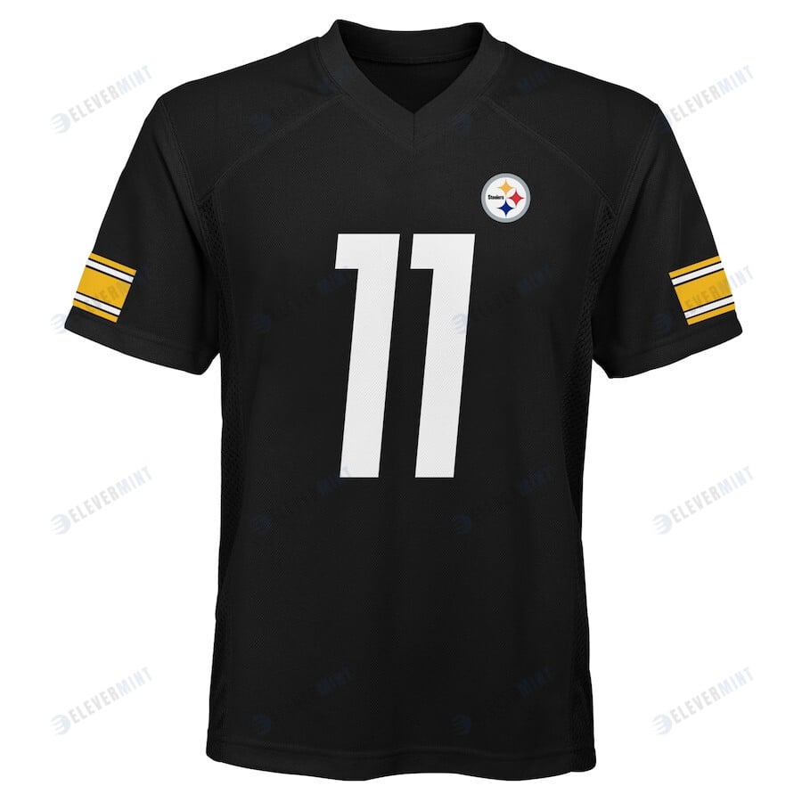 Chase Claypool 11 Pittsburgh Steelers YOUTH Jersey - Black