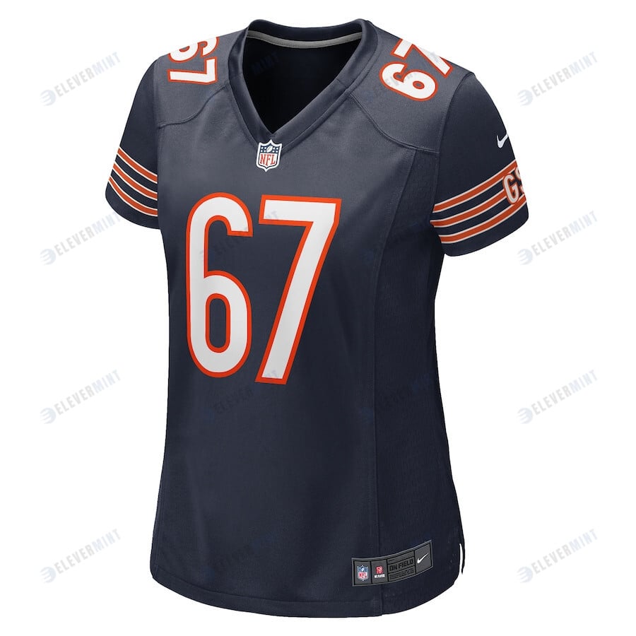 Dan Feeney 67 New York Giants Women Team Game Jersey - Royal