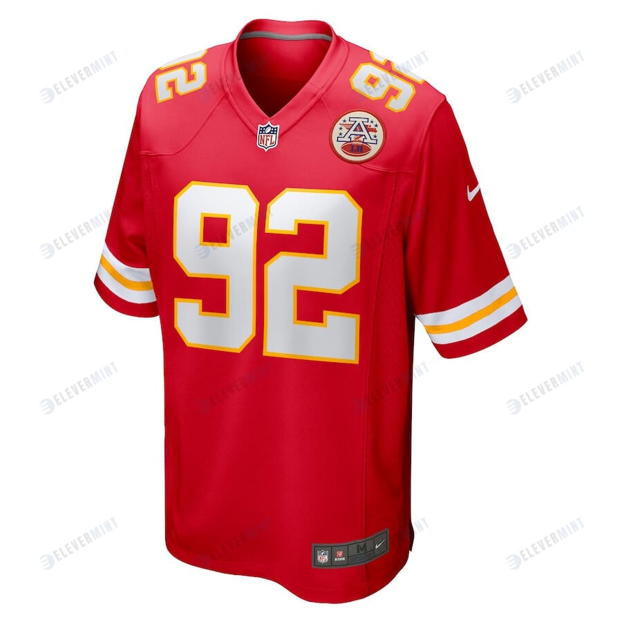 Neil Farrell Jr. 92 Kansas City Chiefs Game Men Jersey - Red
