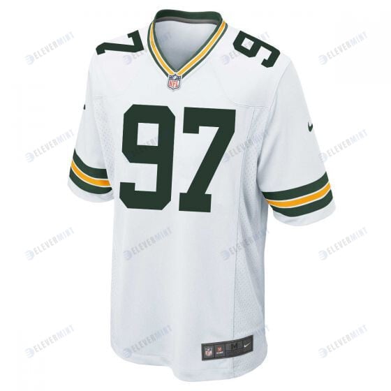 Kenny Clark 97 Green Bay Packers Men Away Game Jersey - White