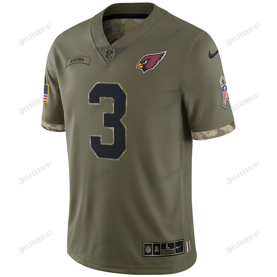 Budda Baker Arizona Cardinals 2022 Salute To Service Limited Jersey - Olive