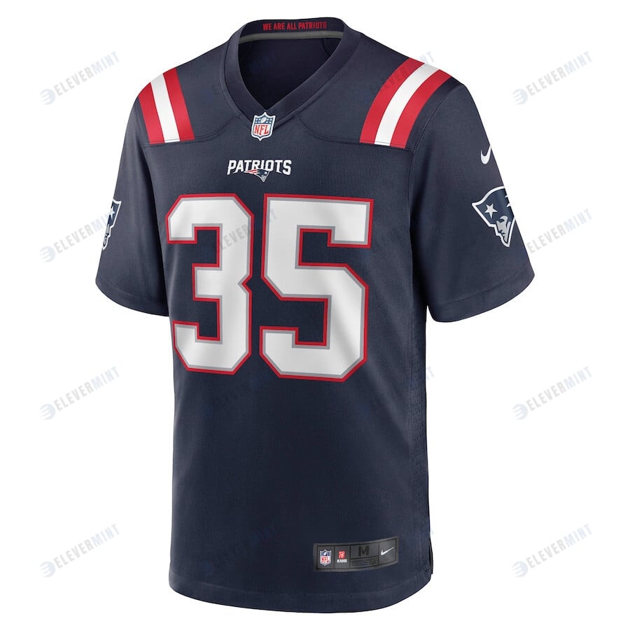 Jim Nance 35 New England Patriots Men Retired Jersey - Navy