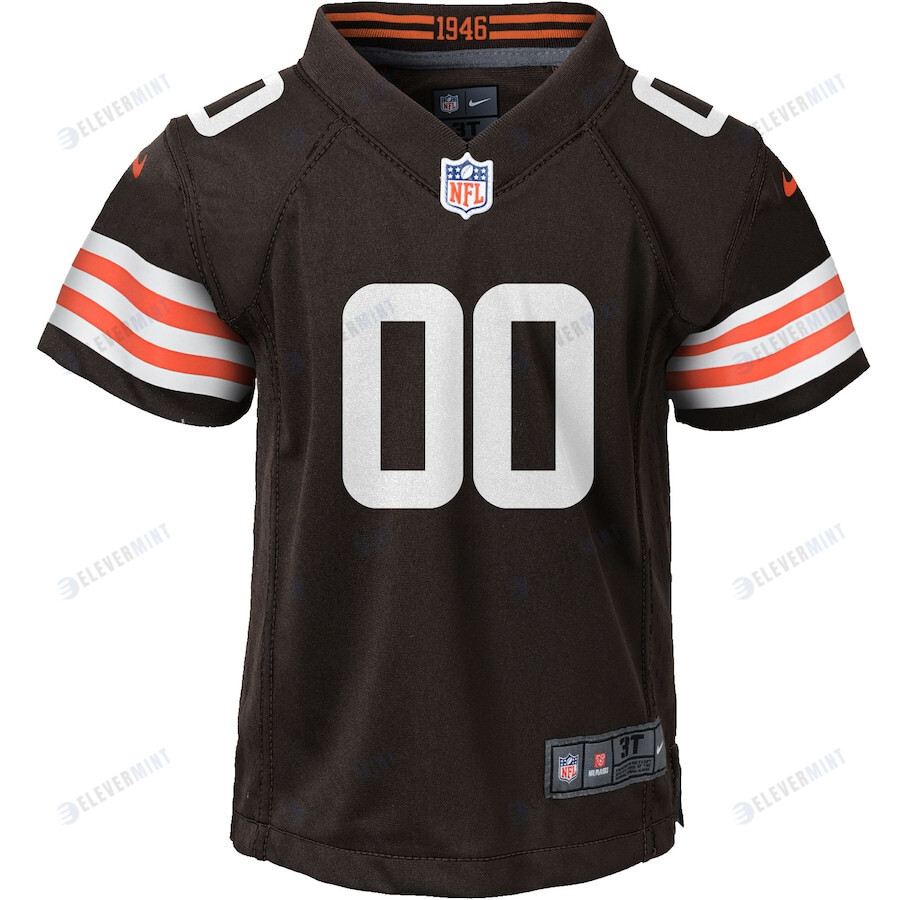 Cleveland Browns Custom YOUTH Game Jersey - Brown
