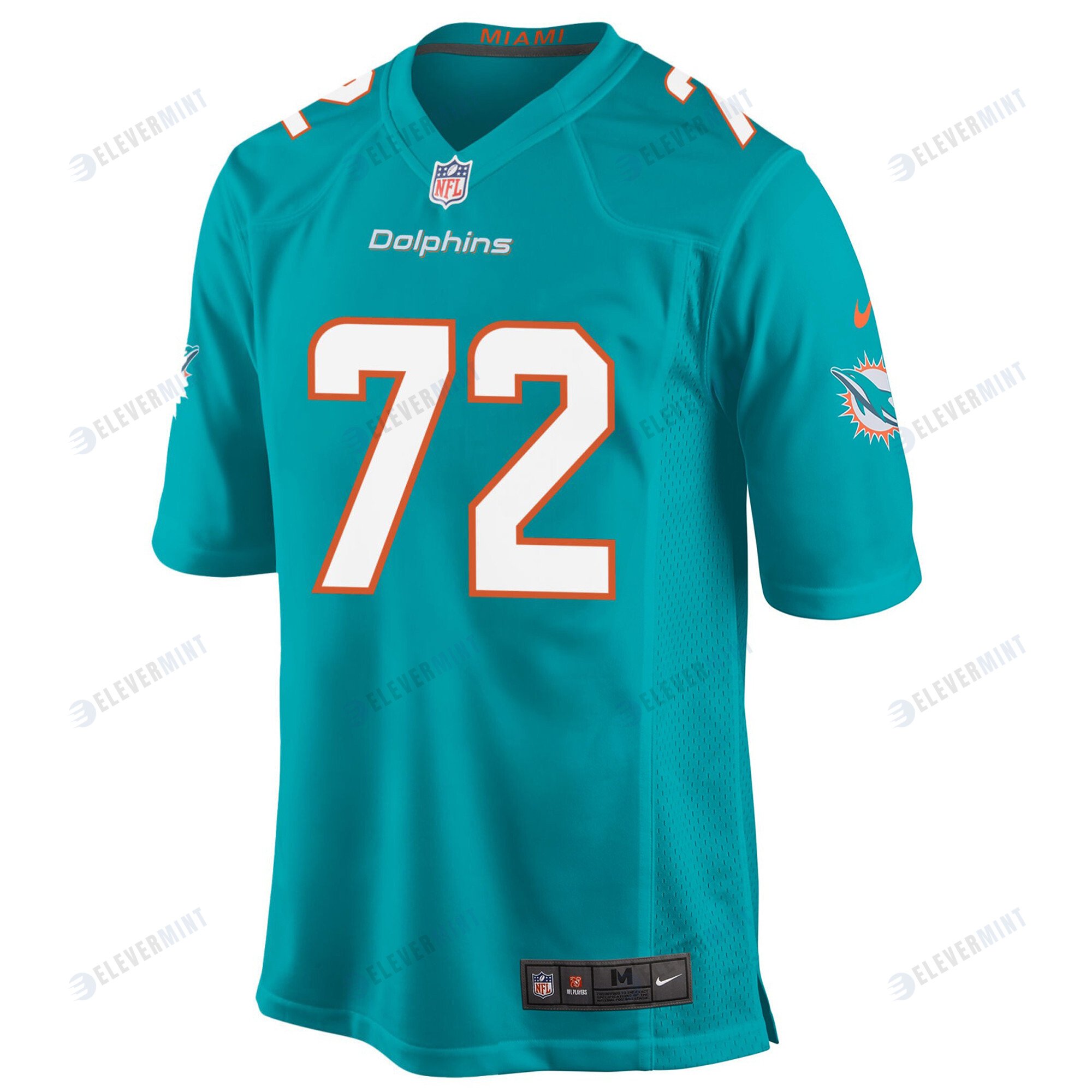 Terron Armstead 72 Miami Dolphins Game Men Jersey - Aqua Jersey