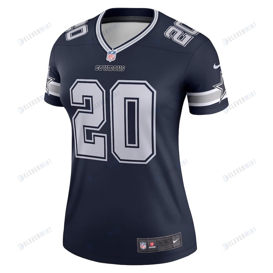 Tony Pollard 20 Dallas Cowboys Women Legend Jersey - Navy