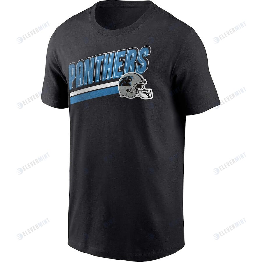 Carolina Panthers Essential Blitz Lockup T-Shirt - Black