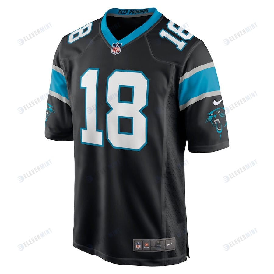 Damiere Byrd 18 Carolina Panthers Men's Team Game Jersey - Black